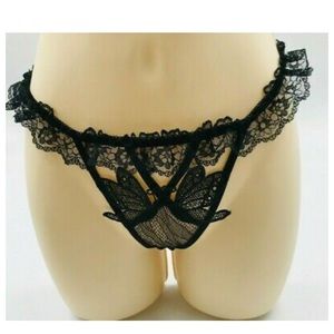 Fhideau Women's Sexy Lingerie InloveU 4 Pack Black